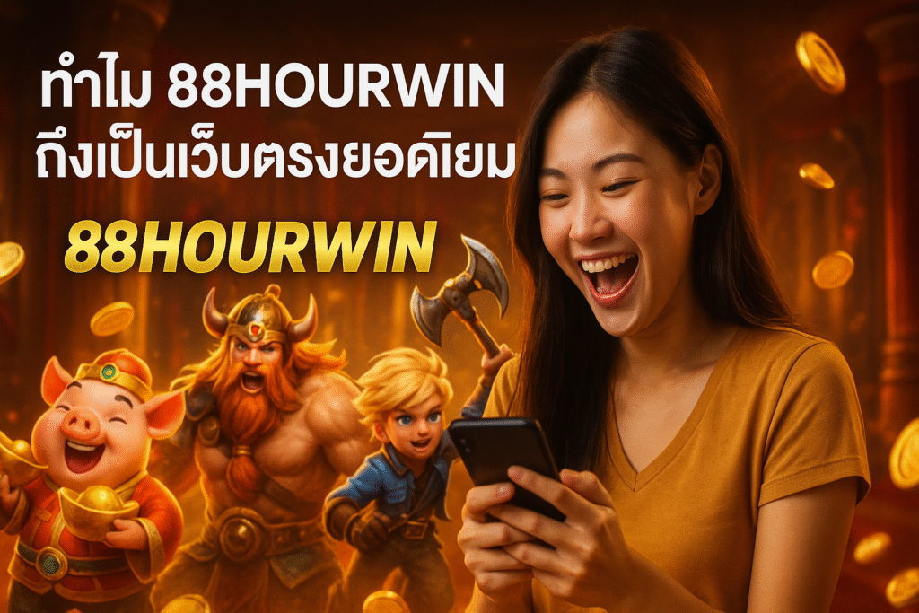 ทำไม 88HOURWIN ถึงเป็นเว็บตรงยอดนิยม